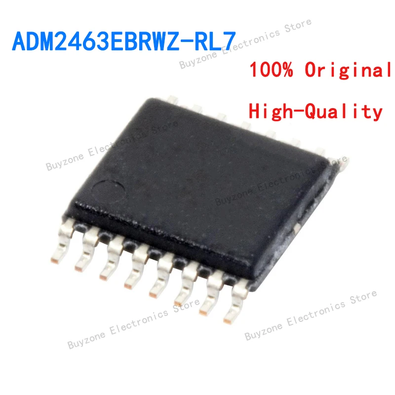 

5PCS/LOT ADM2463EBRWZ-RL7 RS-485 interface IC 5.7 kV Isolated RS485 500kbps FD XCVR