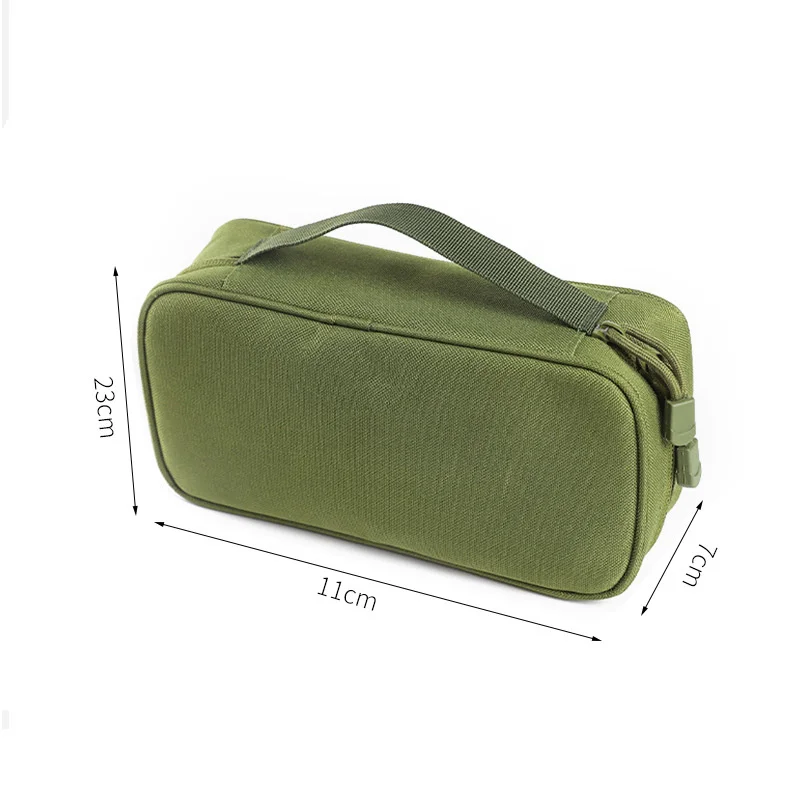 Edc tático saco de armazenamento ferramenta ao ar livre molle bolsa edc utilitário bolsa mão carry saco acampamento chão prego tanque gás vasilha titular