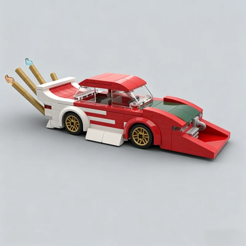 

Speed Racing Car Model MOC Building Bricks Modified Racing Car Modular Technology Children Holiday Gifts Assemble Toys Suit