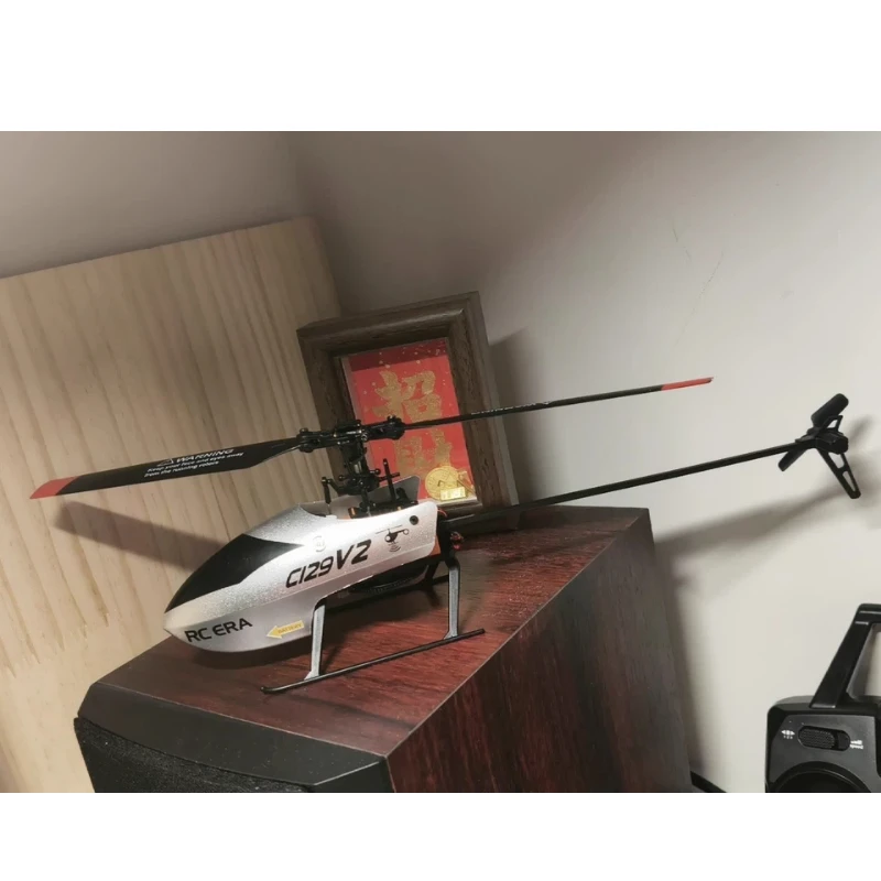 RC ERA C129V2 4CH 2.4GHz Smart Electric Single Rotor RC Helicopter 6 Axis Gyro Remote Control Aircraft Model Toy For Boys Kids