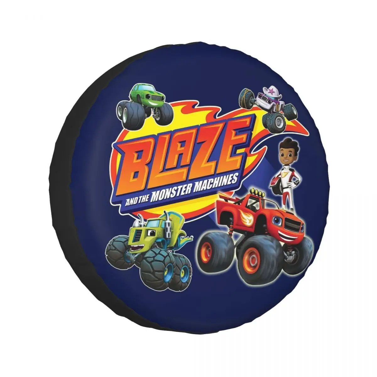 

Чехол для запасного колеса Blaze And The Monster Machines Crew для Jeep SUV RV 4WD Pajero 4x4, защитные чехлы для колес 14 дюймов, 15 дюймов, 16 дюймов, 17 дюймов