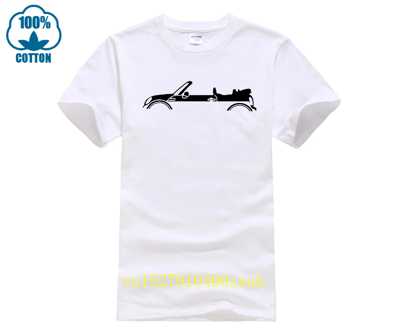 Camiseta con estampado informal divertido para hombre y mujer, camiseta Cabrio para fanáticos de Mini Cooper