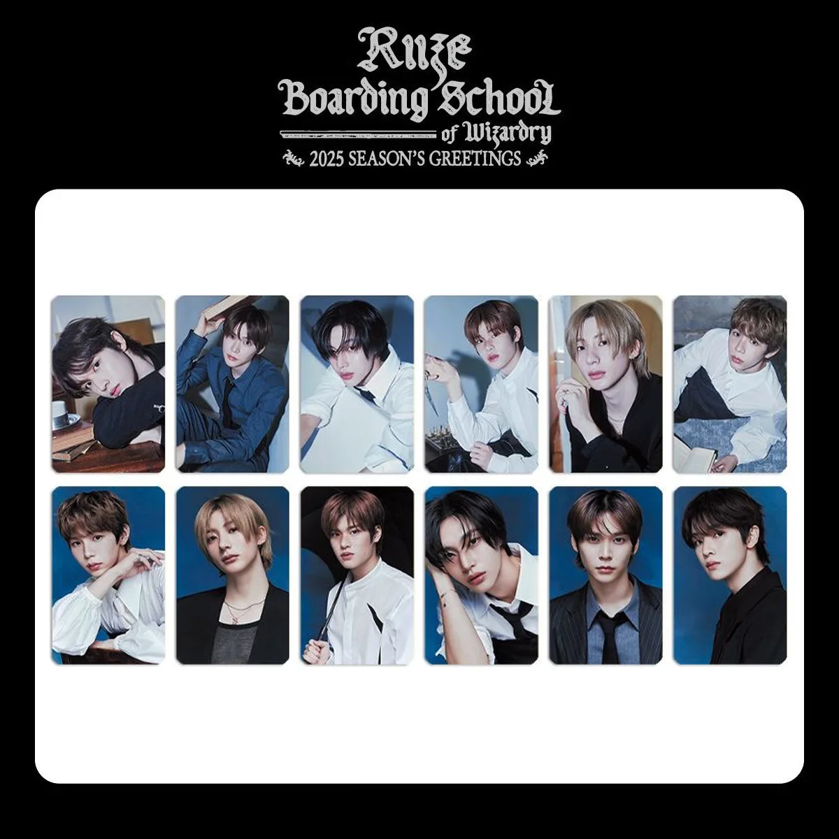 6Pcs/Set Idol Boy RIIZE Lomo Cards New Series 2025 SEASON’S GREETINGS BEHIND Lomo Cards HD Printd Photocards Fans Gifts