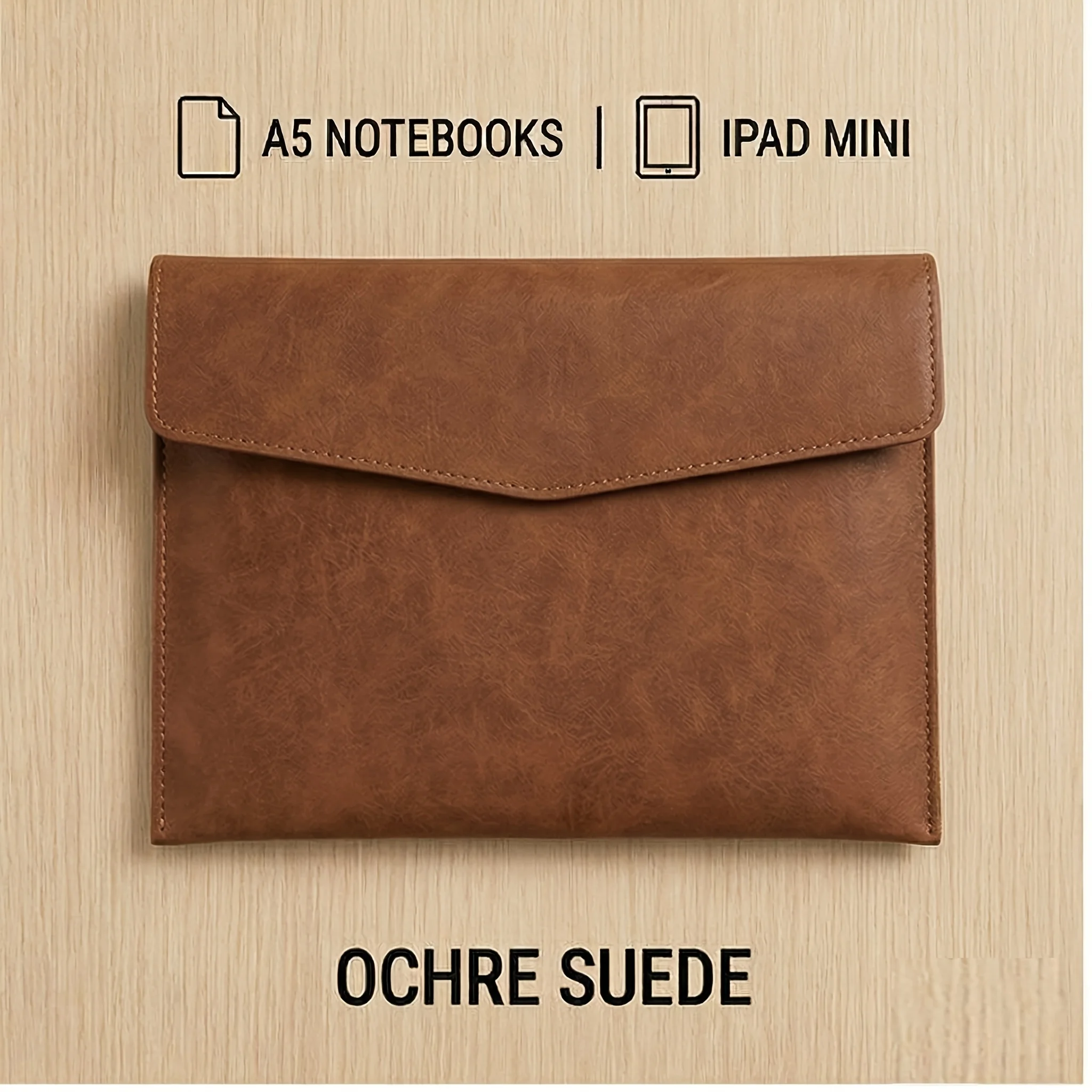 Picture 7: Simple Retro A5 Leather Briefcase Thick Waterproof Design Portable Large Capacity Business Document Storage Bag