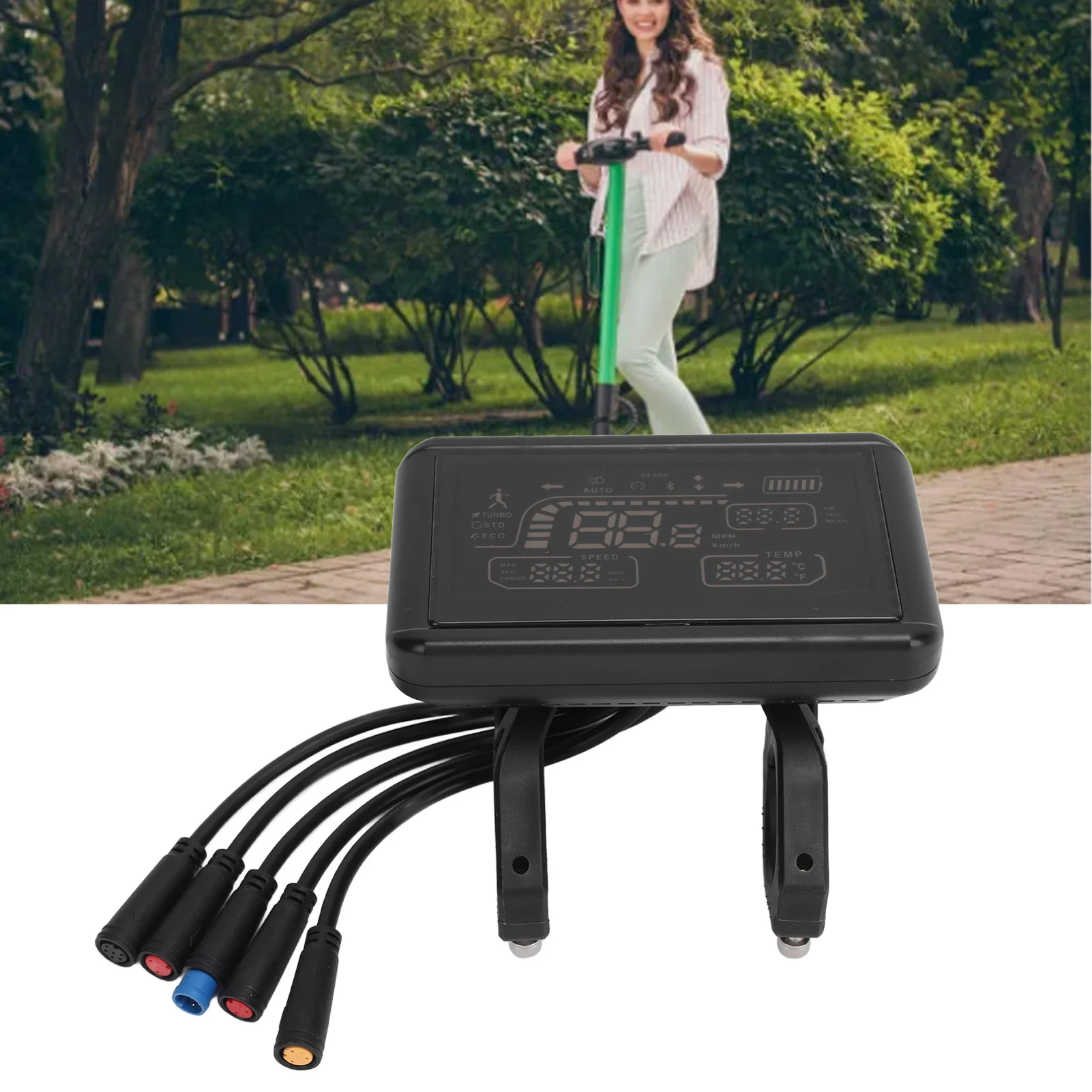 

Electric Bike Panel Speed Gear Mode Indicator High Precision Electric Display Panel Easy Installation for Modification