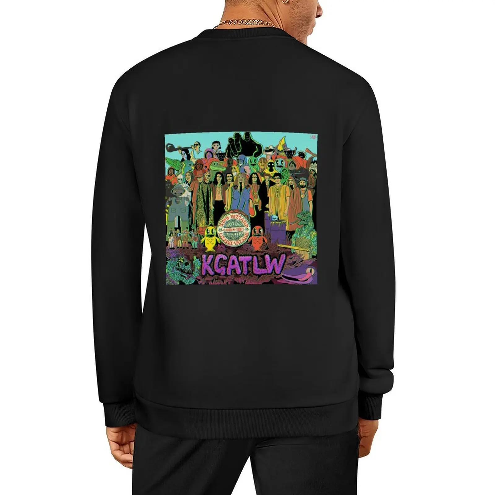 

King Gizzard and the Lizard Wizard Squad Pullover autumn tracksuit men's autumn clothes graphic t shirts men sweatshirts