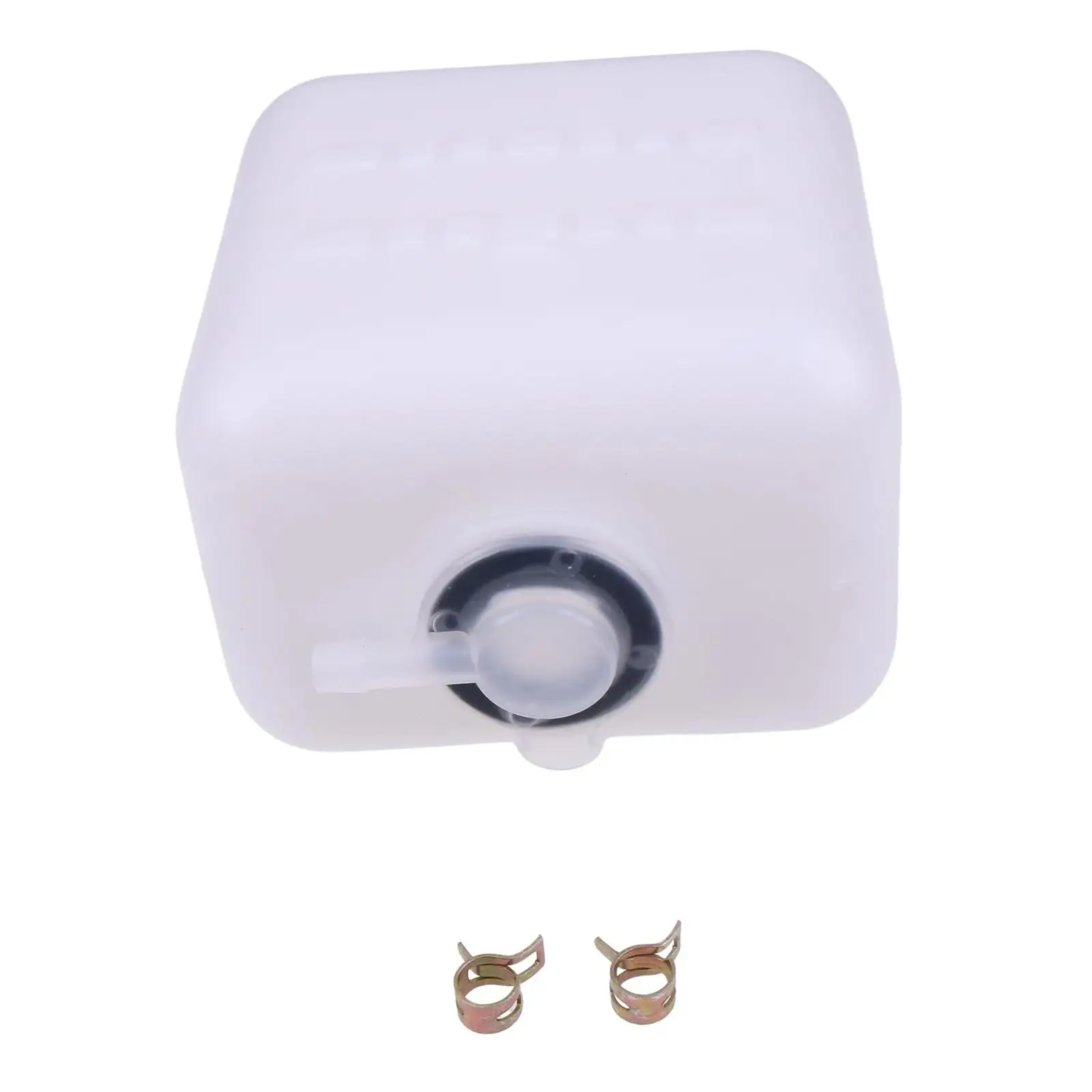 

Overflow Coolant Bottle with Stand Excavator Cooling System Sturdy Maintenance with Clip Lightweight Storage Tank Replacement