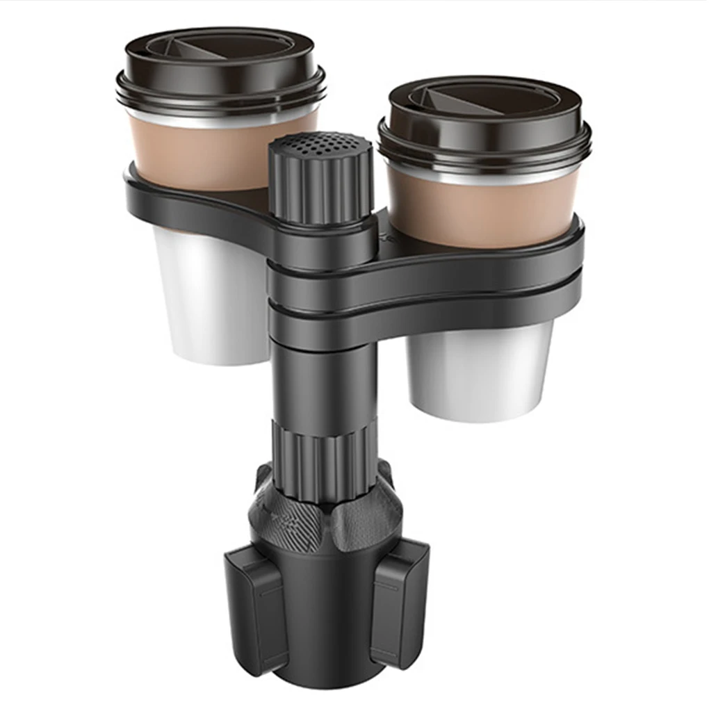 

3 in 1 ABS Car Water Cup Holder Extender For Drinks Storage Rack Plug-in Car Cup Holder Multifunctional With Rotating Base