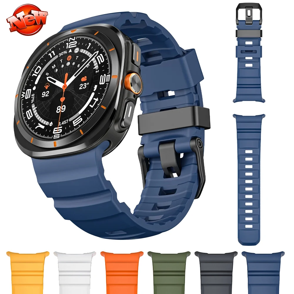 Silikonarmband für Samsung Galaxy Watch Ultra 2025 47 mm Trail-Armband Original-Armband für Galaxy Watch 8-7 Ultra-Zubehör