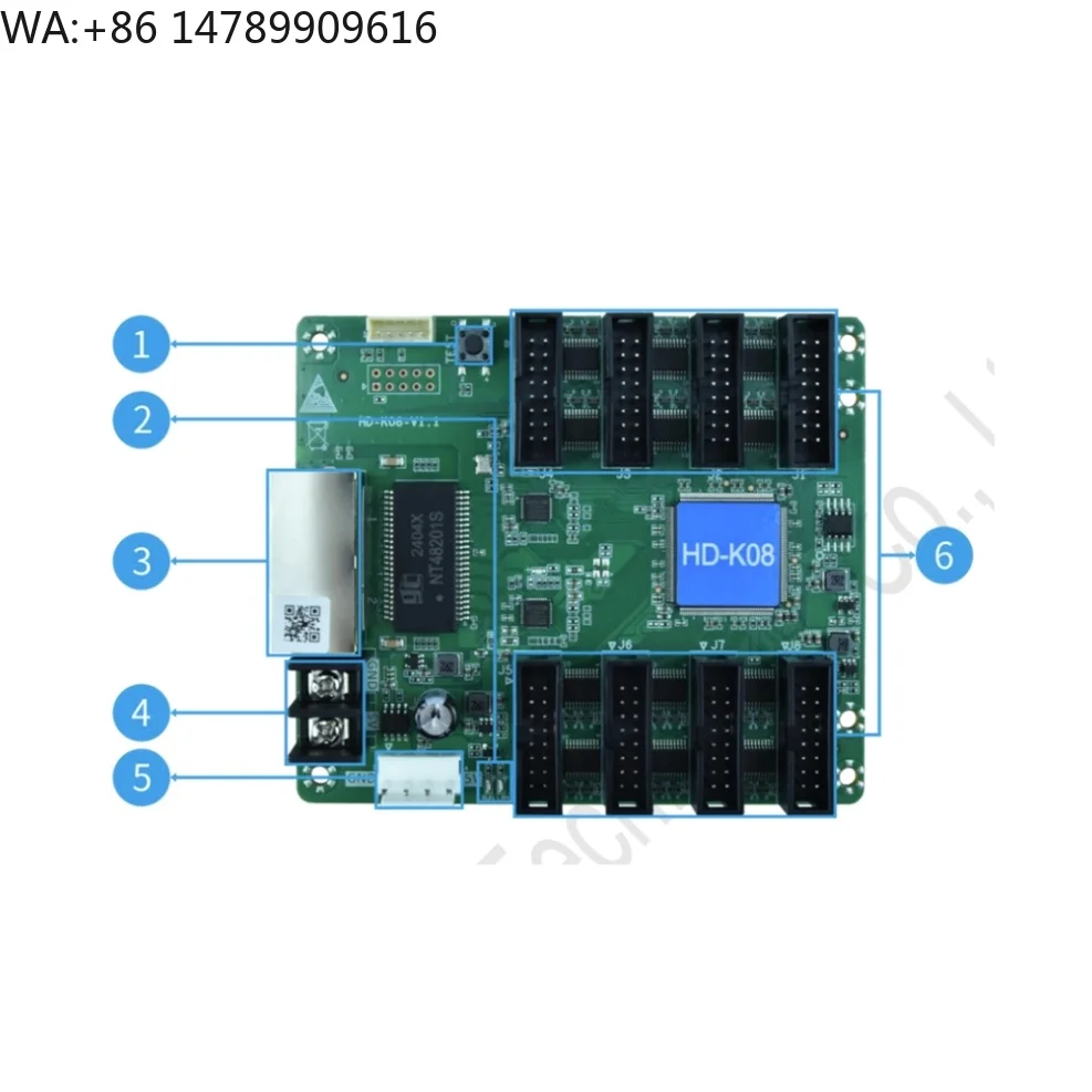 HUIDU HD-K12/HD-K08 Receiving Card for Control LED Screen