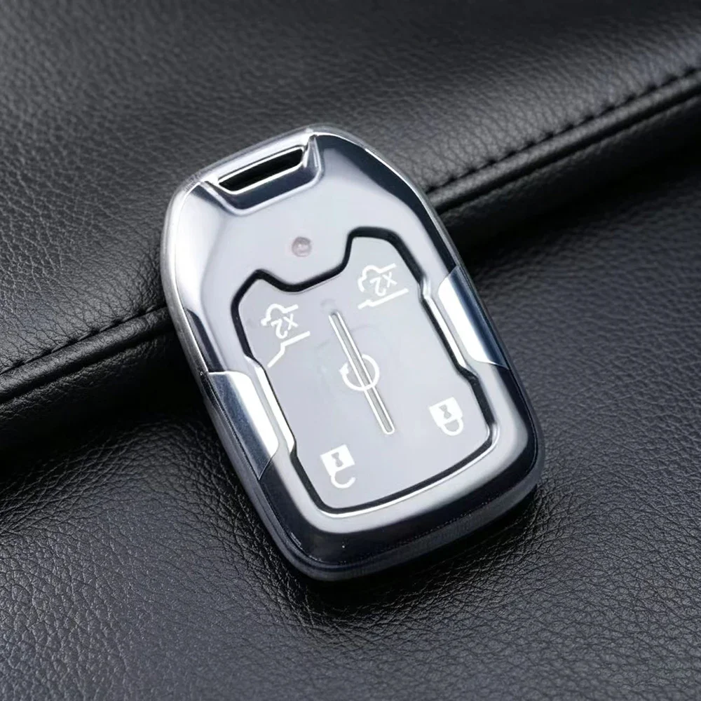 Funda Protectora de TPU para Llave de Auto GMC Terrain, Acadia, Yukon XL, Sierra, Chevrolet Tahoe, Silverado, Suburban, Accesorios para Llavero