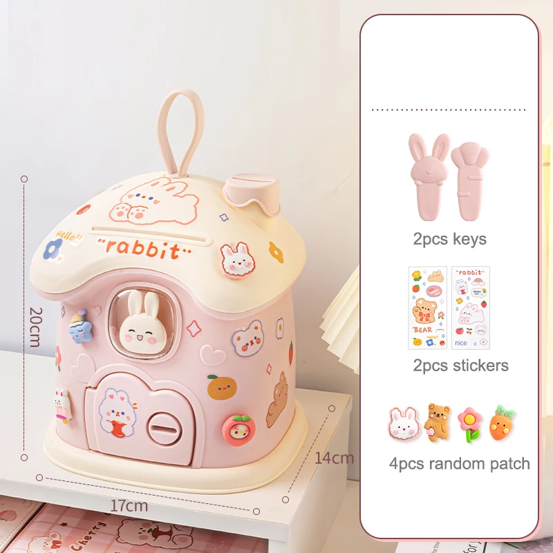 Paddestoel Spaarpot Kinderspeelgoed Cartoon Spaarpot Om Kawaii Muntbank Cashlarge Capaciteit Geld besparen Kinderen Verjaardag Gfit