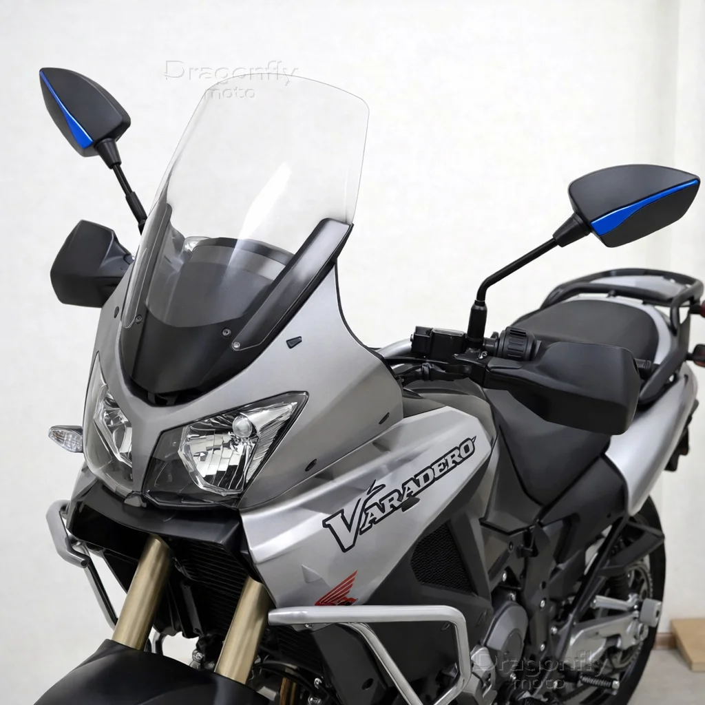 Für Honda XL1000 Varadero Motorräder, Verstellbare Rückspiegel, Premium-Seitenspiegel, Universelle Rückspiegel-Zubehörteile