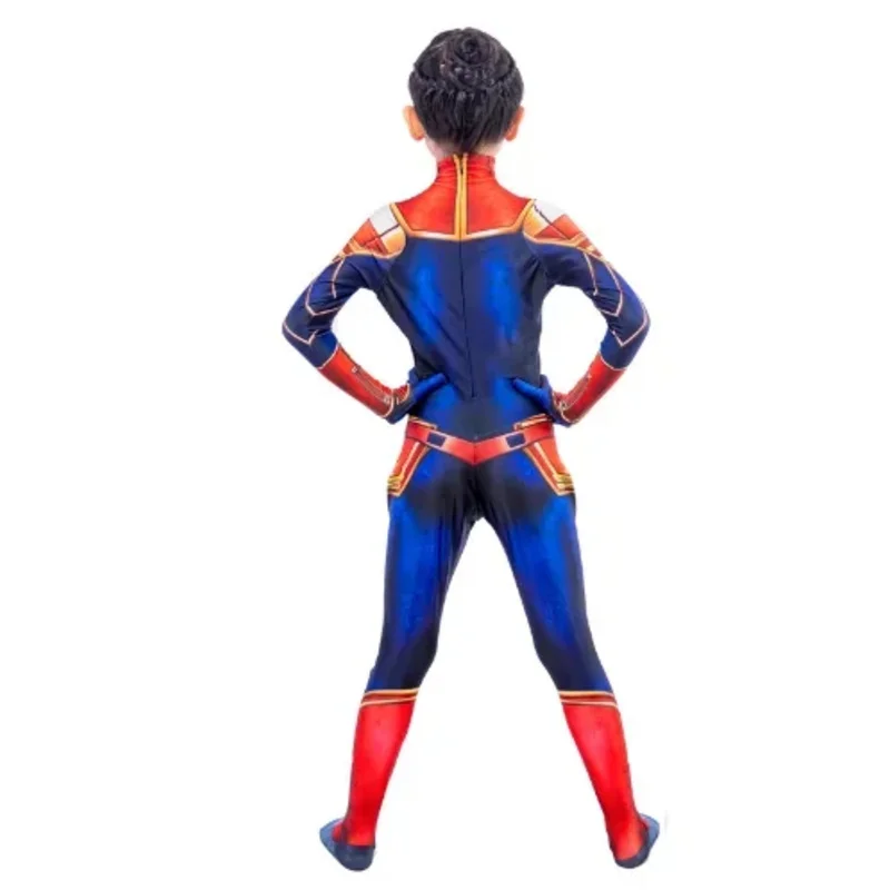 Smile Hero Cosplay Costume pour femme, capitaine de film, combinaison de scène Cos, fête d'Halloween et de carnaval, Zentai Play pour enfants