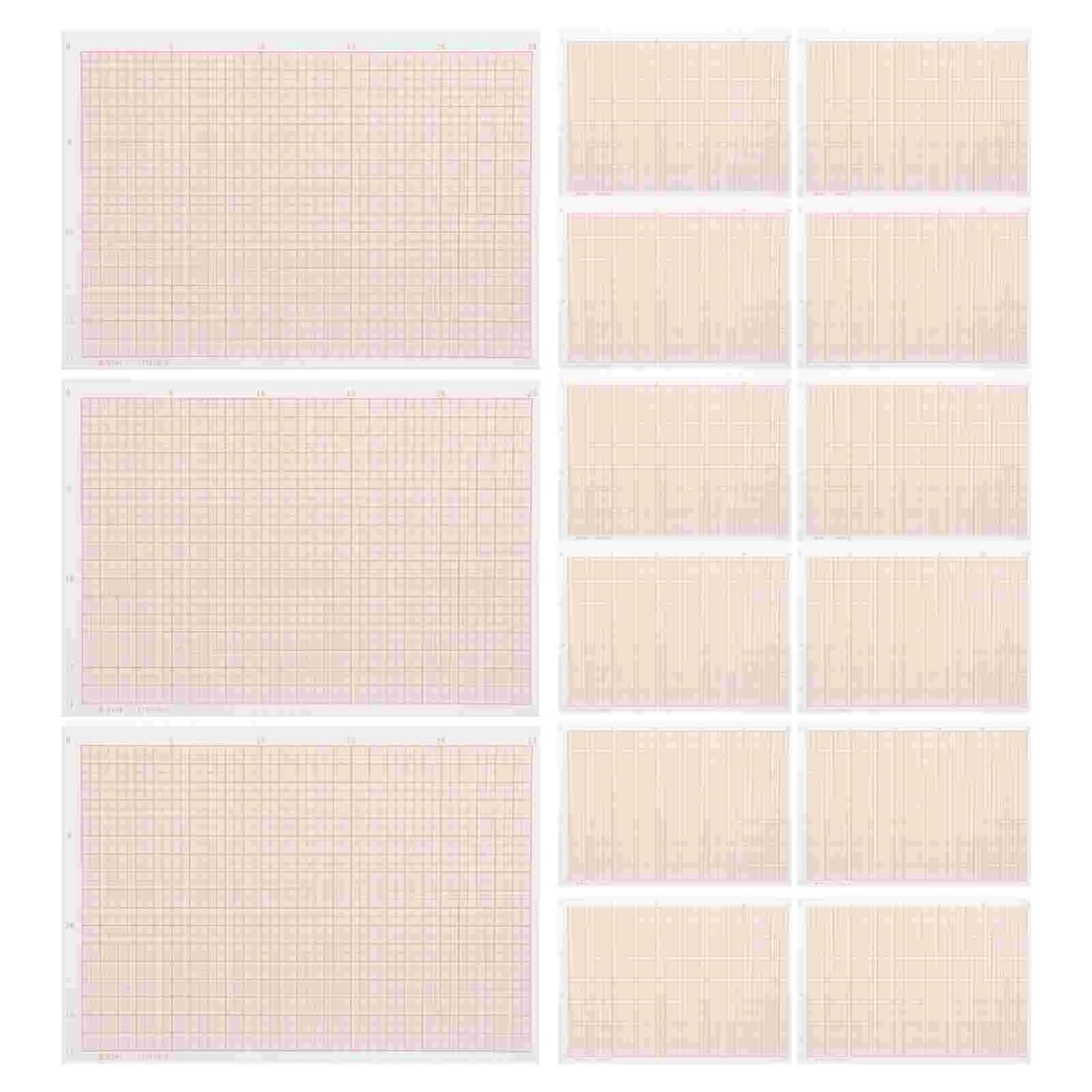 100 Sheets Graph Paper Graphing Grid for Coordinate Students Multi-function Drawings Calculation Scale