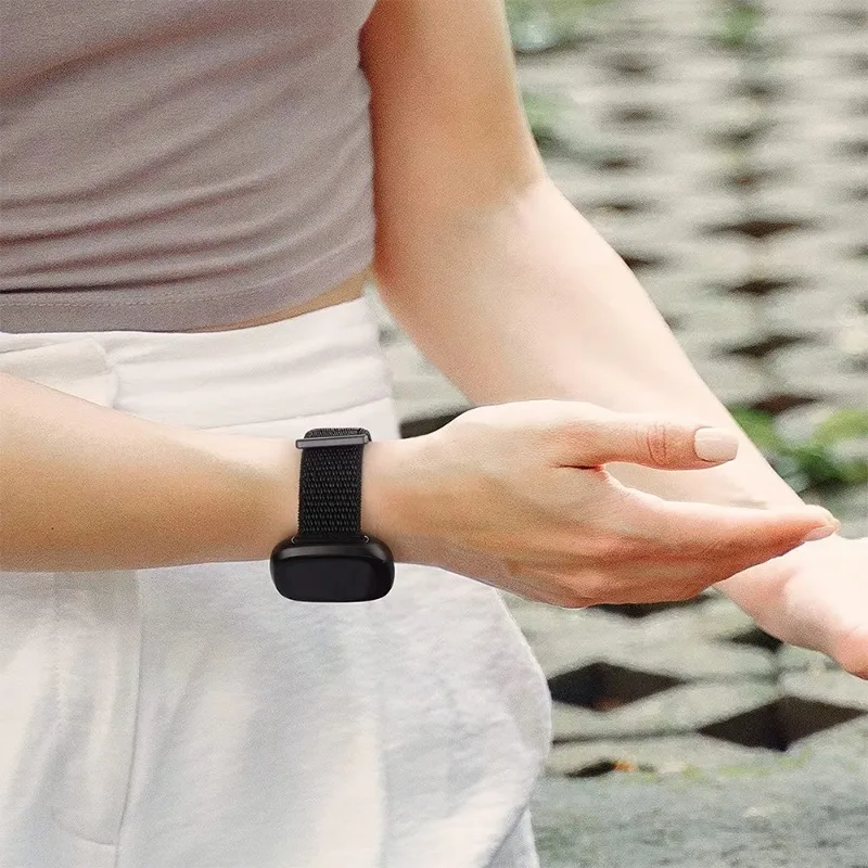 لينة النايلون حلقة حزام ل Fitbit العكس 4/3 الرياضة تنفس مريحة دائم سوار Fitbit تحسس 2/Sense Correa اكسسوارات