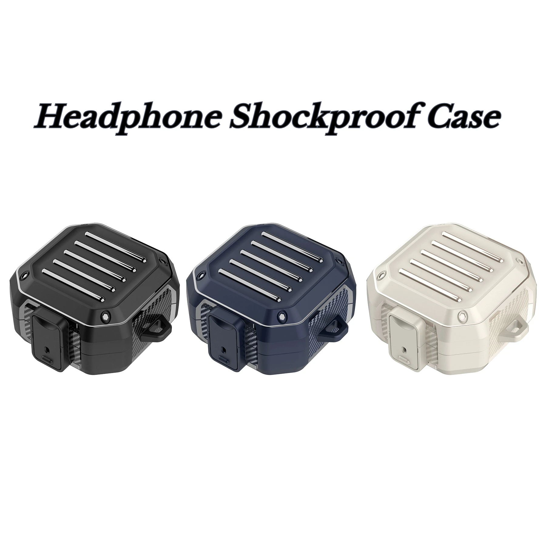 Sturdy shell Earphone Cover For Samsung Galaxy Buds 4 Pro Headphone Protective Case With Secure Lock For Galaxy Buds 4 With Hook