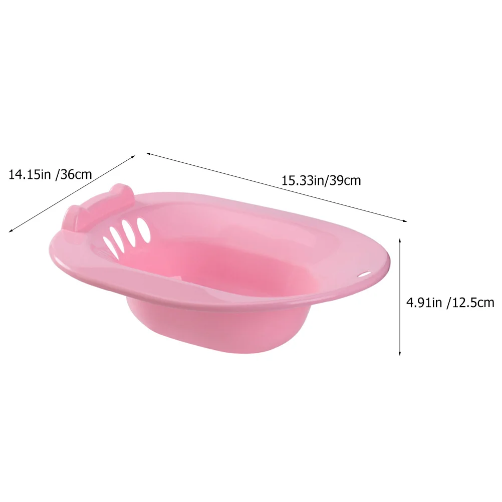 حوض سيتز لمقعد المرحاض للعناية بعد الولادة للنساء الحوامل لتخفيف البواسير فوق المرحاض سيتز حمام نقع العجان حوض استحمام الورك #4