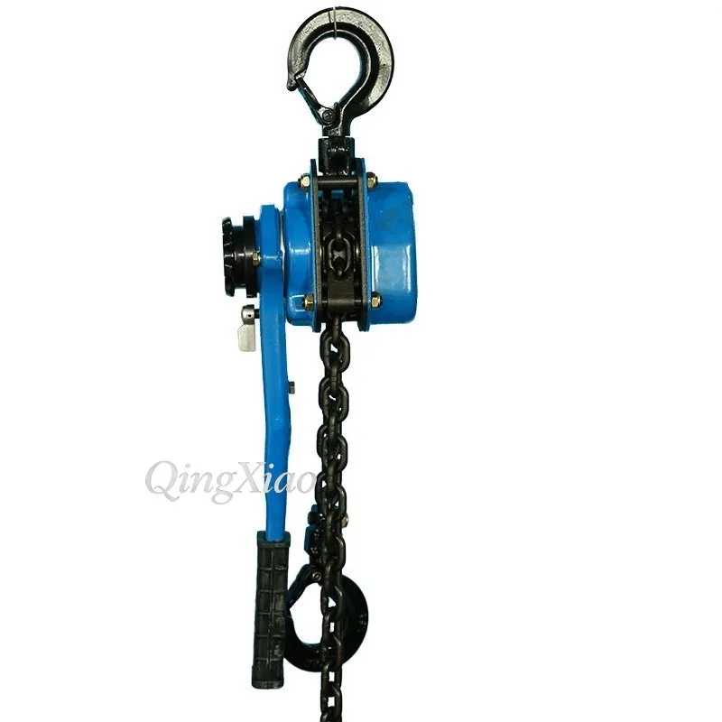 0.75T Lever Chain Hoist Hand Operated Manual Lifting Tackle Chain Type Hand Pull Block For Small Cargo Hoisting Maintenance Work - view 5