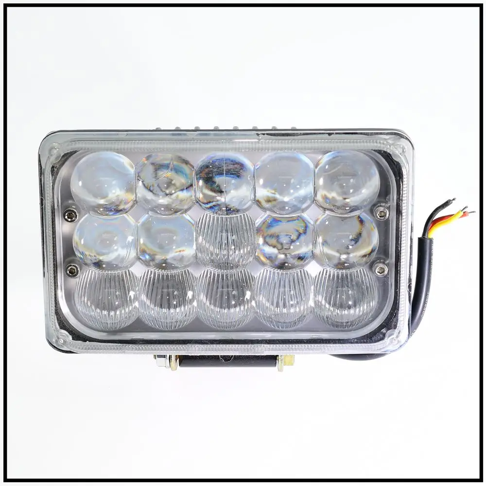 

15 bead LED fog lamp Weketory 1 Pcs 90Watt 5 zoll LED Arbeitslicht Flut Fahren lampe for Auto Lkw-anhänger SUV Offroads Boat 12