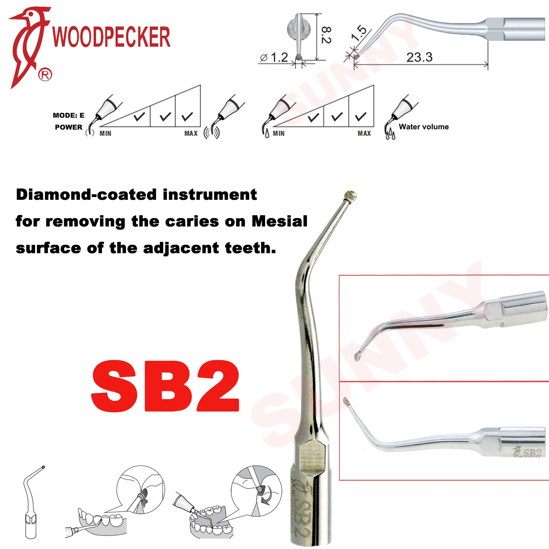 نصائح قشارة الأسنان بالموجات فوق الصوتية ، نصائح إعداد تجويف ، تناسب EMS nsatelec ACTEON Handpiece ، SB ، SBD ، DTE