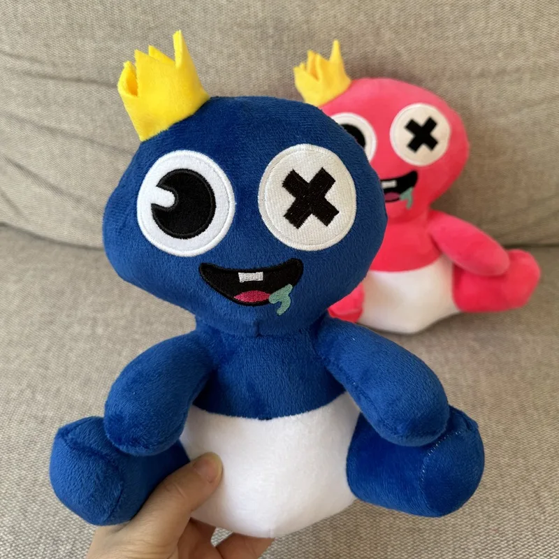 Rainbow Friends Toy Cartoon Action Figure Doll Kawaii Blue Red Monster Fashion Ornament Toys Pillow Kids Charm Christmas Gift