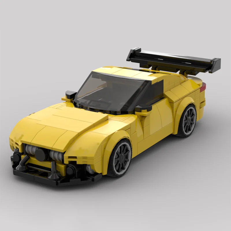 340개 MOC 메르세데스 AMG GT 블랙 시리즈 시티 챔피언즈 슈퍼카 블록 생일 창의적인 크리스마스 장난감 선물