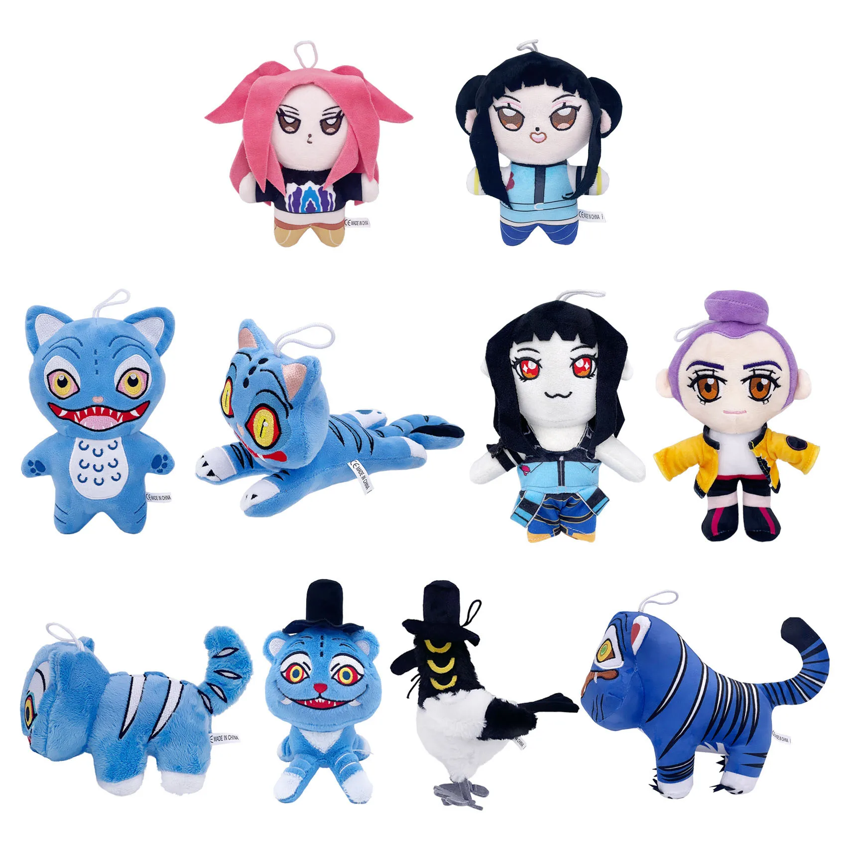 

Новый Kpop Demon плюшевые игрушки Game Hunters Tiger мягкая игрушка кукла Руми Мира Zoey Blue Tiger животные плюшевые подарки на день рождения