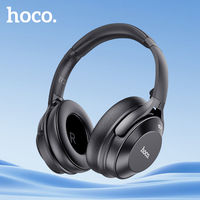 HOCO W37 ANC Wireless Bluetooth 5.3 Headphone Active Noise Cancelling Headset 40mm Driver HiFi Music Sports Headphones With MIC