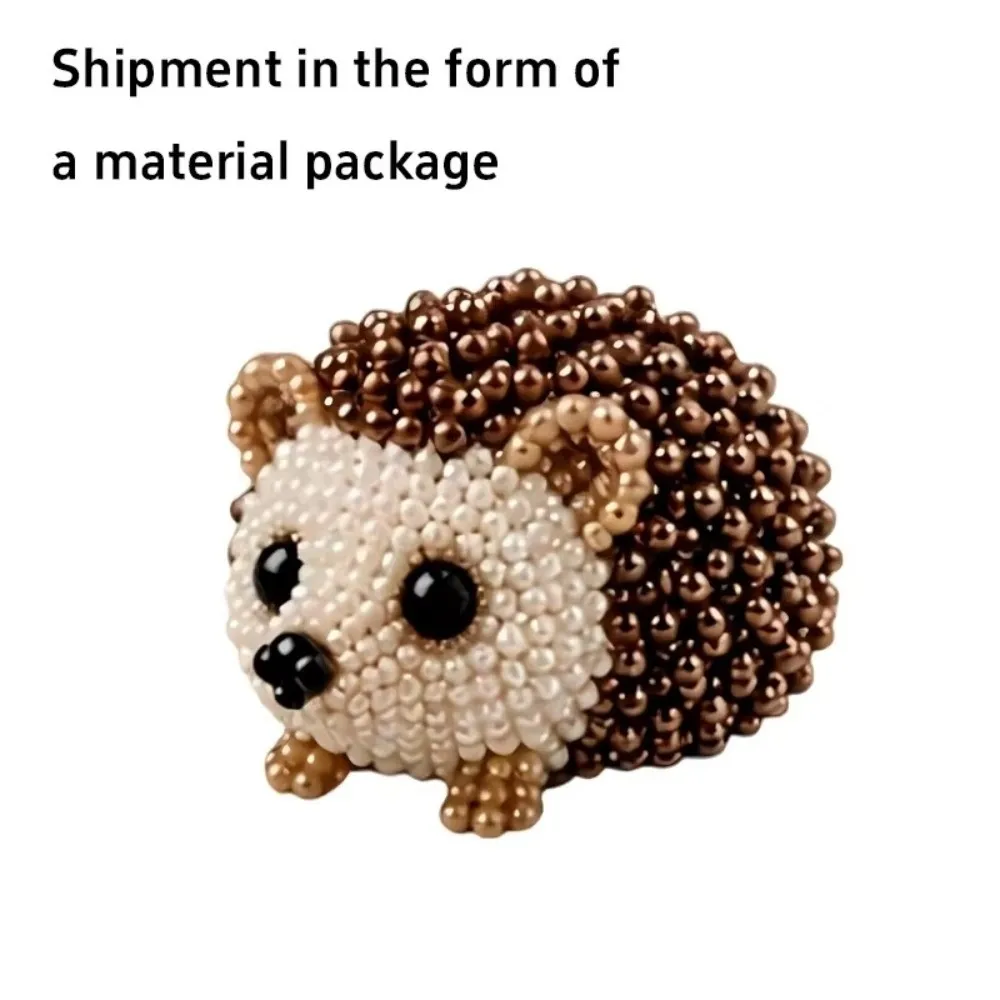 

Creative Animal Shape 3D Beaded Animal Kit Handmade Craft Bead Weaving Kit with Colorful Beads DIY Bead Craft Kit Home Decor