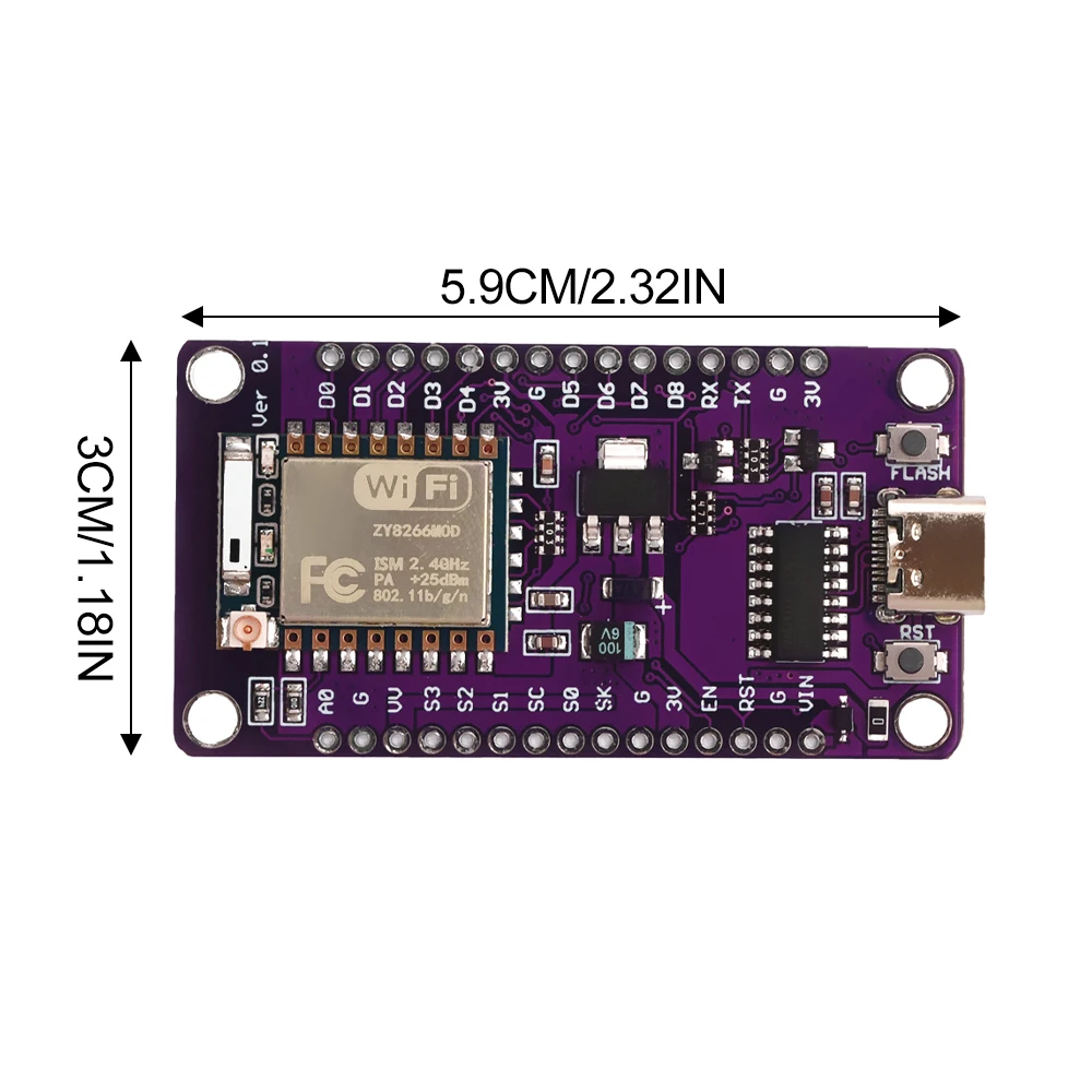 1PC ESP8266 WiFi Development Internet Board NodeMCU LUA Wireless Module CH340 Serial WiFi WLAN Communication for Micropython IDE