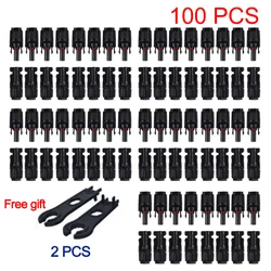 10/20/100pcs Solar Connectors 1000V 30ASolar Panel Branch PV Connectors Photovoltaic Connect solar MC4