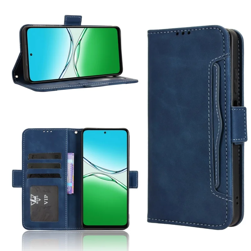 Etui Premium z Klapką i Wieloma Przegródkami na Karty do OPPO A5 5G, Skórzane Etui Portfelowe do OPPO A5 5G Global — zdjęcie produktu 5