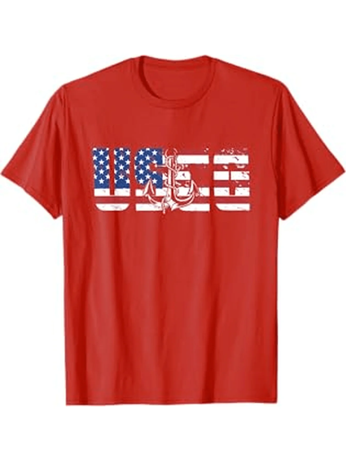 American Flag US Coast Guard T-Shirt 100% Cotton O-Neck Short Sleeve Summer Casual Mens T-shirt Streetwear