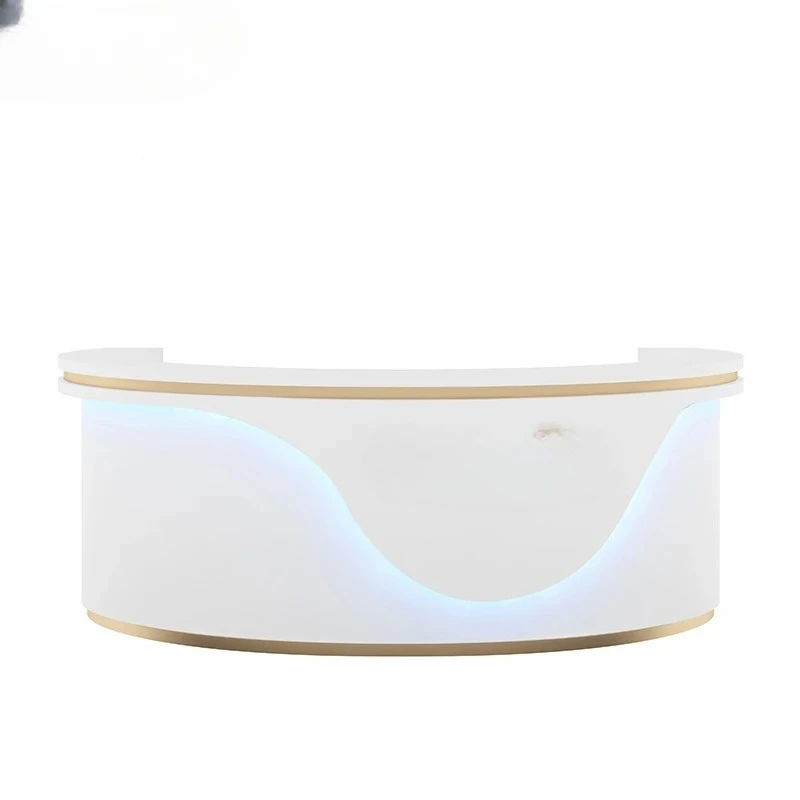 

Лидер продаж, коммерческая мраморная офисная мебель, роскошная белая стойка регистрации, стойка регистрации для салона красоты