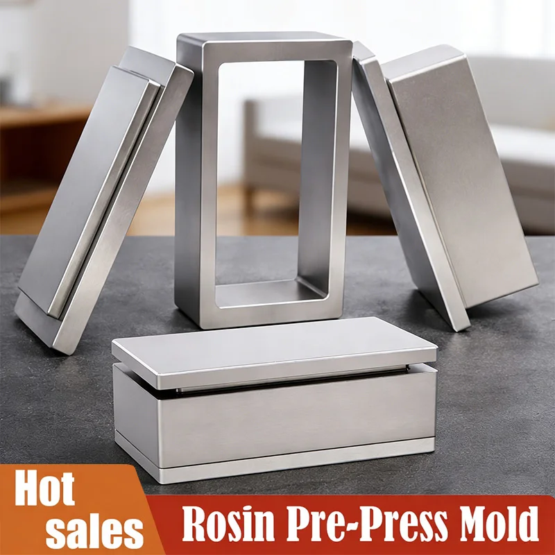 

2X4in Rosin Pre Press Mold Pre-Pressing Plate Pre-Pressing Mould Plate 6061 Anodized Aluminum Rosin Press Mold Exploit Mould