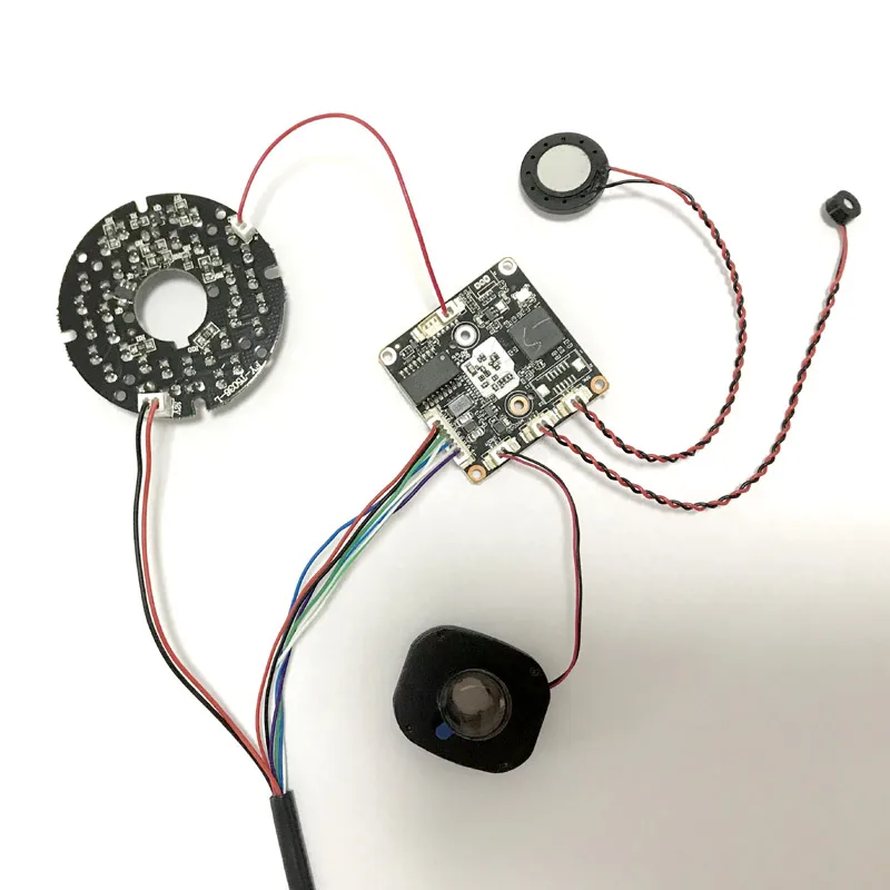 4MP AI IP Camera Module - H.265+ Compression, Human/Face Detection, 0.01Lux Night Vision, ONVIF/RTSP, 38x38mm Board, 12V DC