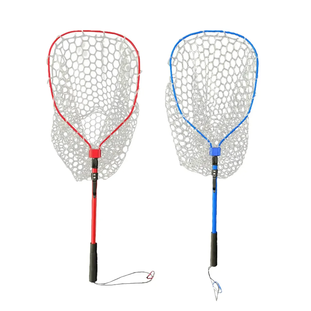 

Folding Landing Net Fish Catching Net Comfortable Collapsible Fishing Mesh Net for Butterfly Bug Catcher Trout Spiders Prawns