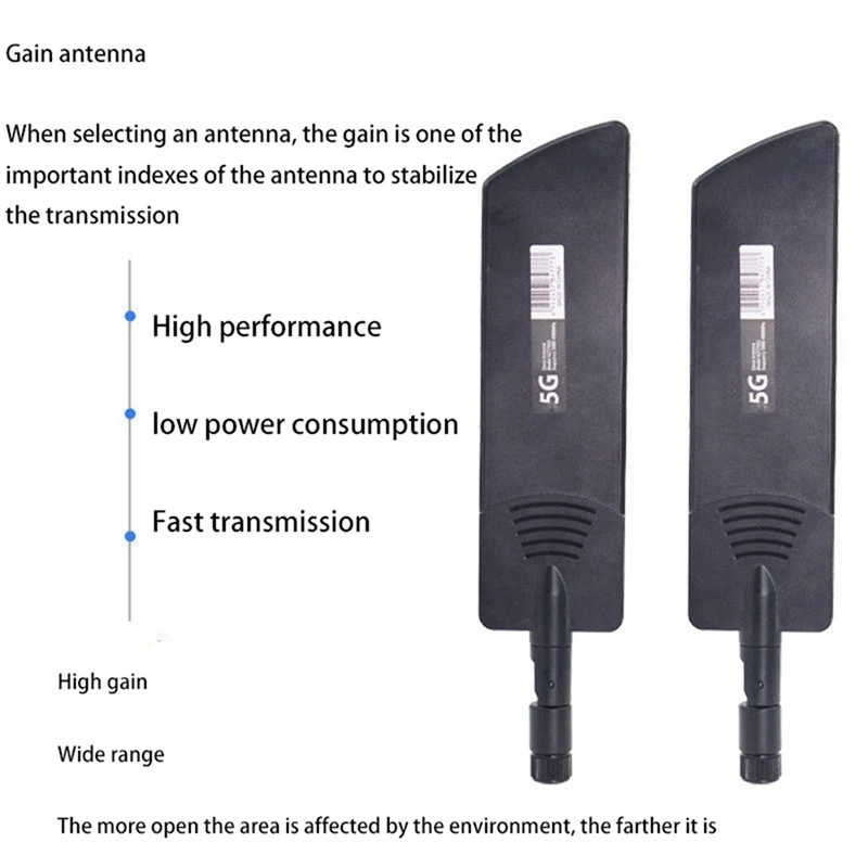 4X 600-6000Mhz Flexible Fold Wireless Router 2G 3G GSM GPRS 4G 5G High Gain 40 Dbi LTE Signal Booster WIFI Antenna B