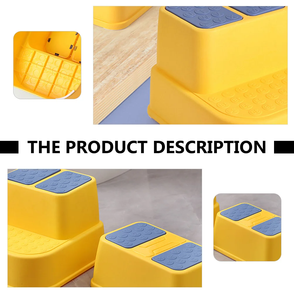 

1Pcs Non-Slip Bathroom Footstool Step Stool Stable Footrest Non-Slip Stool Footstool