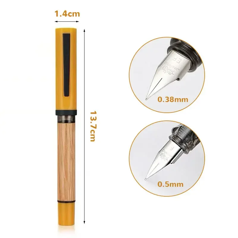 

0.5mm Business Pen Stationery Classic Fountain Pen Student F EF Ink Pen Calligraphy Student School Stationery Supplies