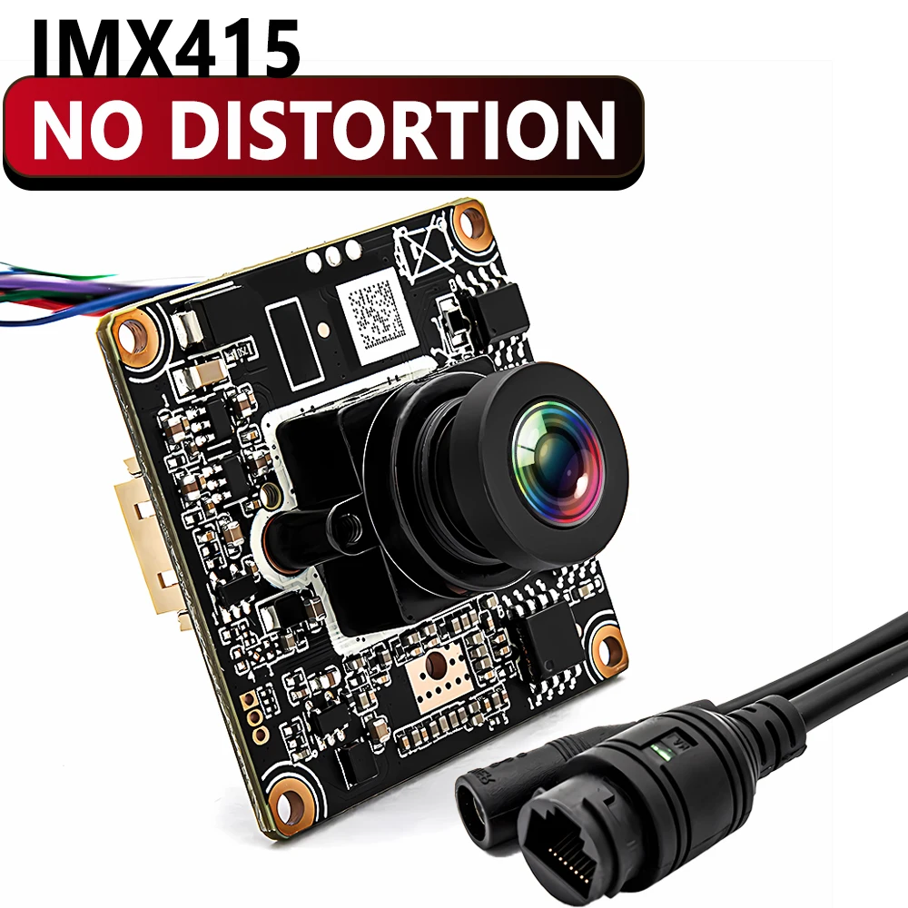 

WGWK 4K IP Camera Module Sony IMX415 8.0Megapixel 3.6mm 80° NoDistortion Lens Low illuminance RTSP P2P Onvif Security Protection