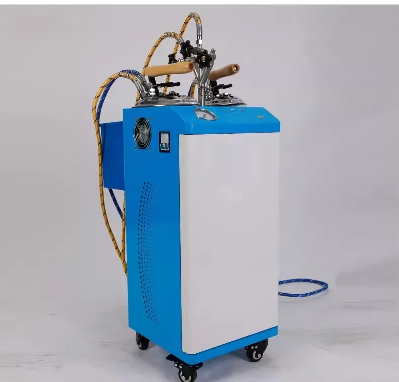 6 kW 9 kW Dampfreiniger Hochleistungs-Dampfkessel zum Bügeln von Kleidung, industrielle Dampf-Heißprägevorhänge für Trockenreinigungsgeschäfte