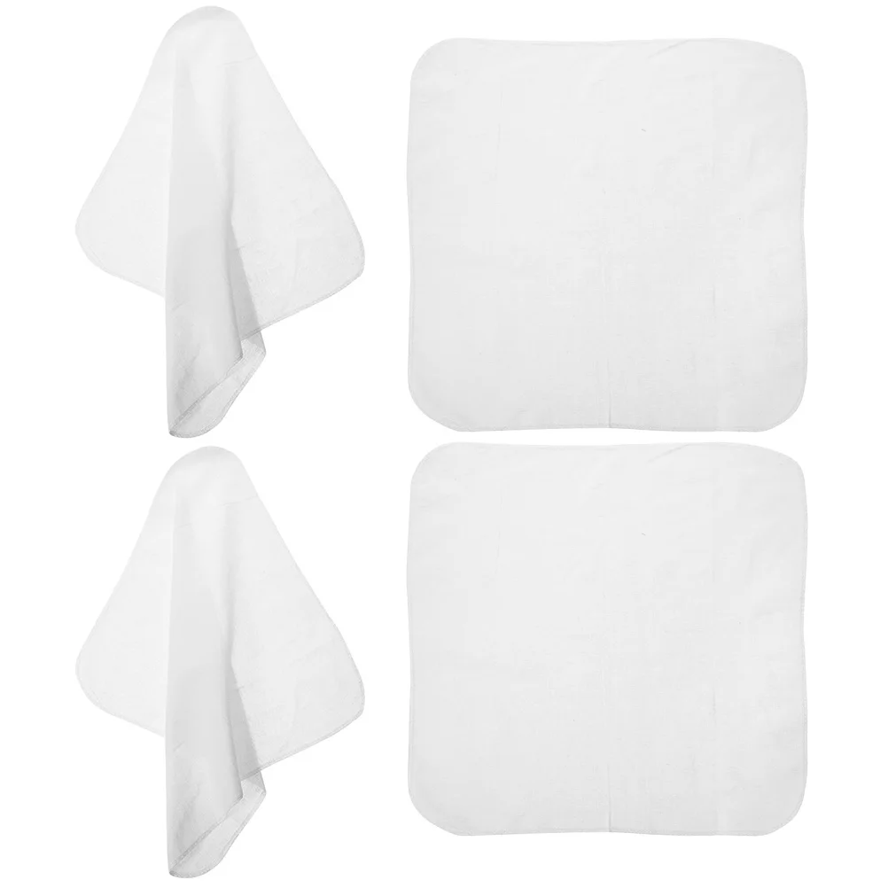 

4 Pcs Cotton Gauze Cloth Muslin Cheesecloth for Kitchen Multi use Filter Tofu Yogurt Sauce Straining Cloth Reusable Fits Cups