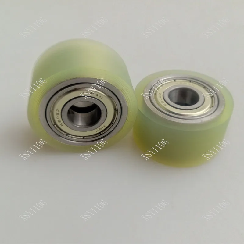 PU Unpowered Roller Shaft - Rubber Coated Industrial Conveyor Roller Accessory