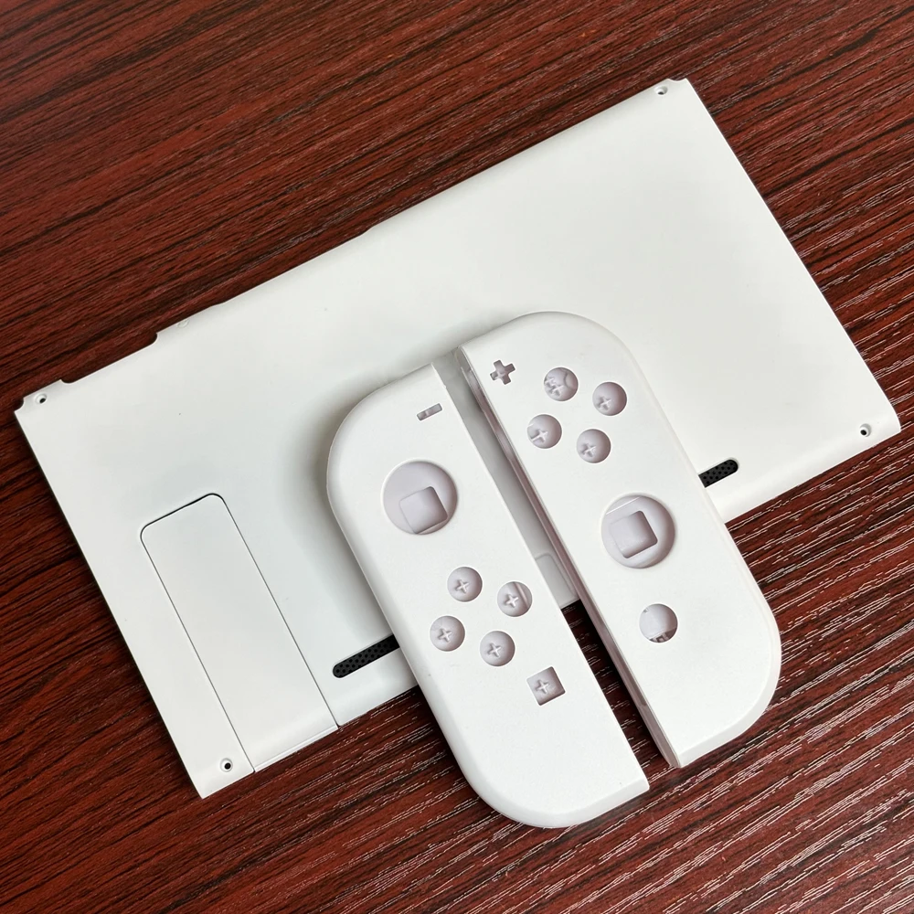 

Сменный корпус для консоли Nintendo и корпуса Joy-Con DIY, белый цвет, задняя крышка, запасные части, аксессуары