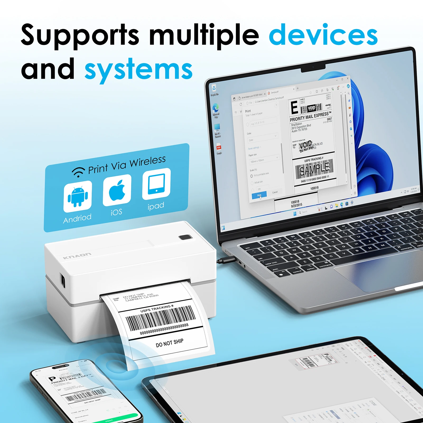 Impresora de Etiquetas Térmica - Commercial Label Printing Machine reseña y precio