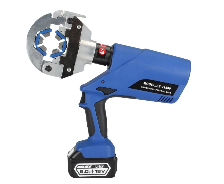 

EZ-71500 Battery Hydraulic Crimper Air Conditioner Crimping Electric Tool Mold Kit Air Conditioner Electric Hose Crimper
