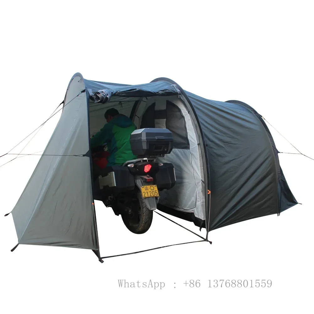 Waterproof Outdoor Camping Bicycle Motorcycle Shelter For Camping Storage Camper Motorcycle Tent