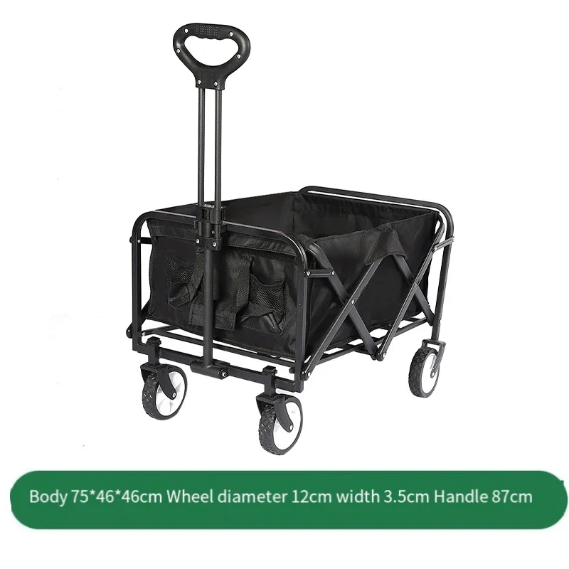 Multifunction Folding Wagon Outdoor Camping Cart Trolley Foldable